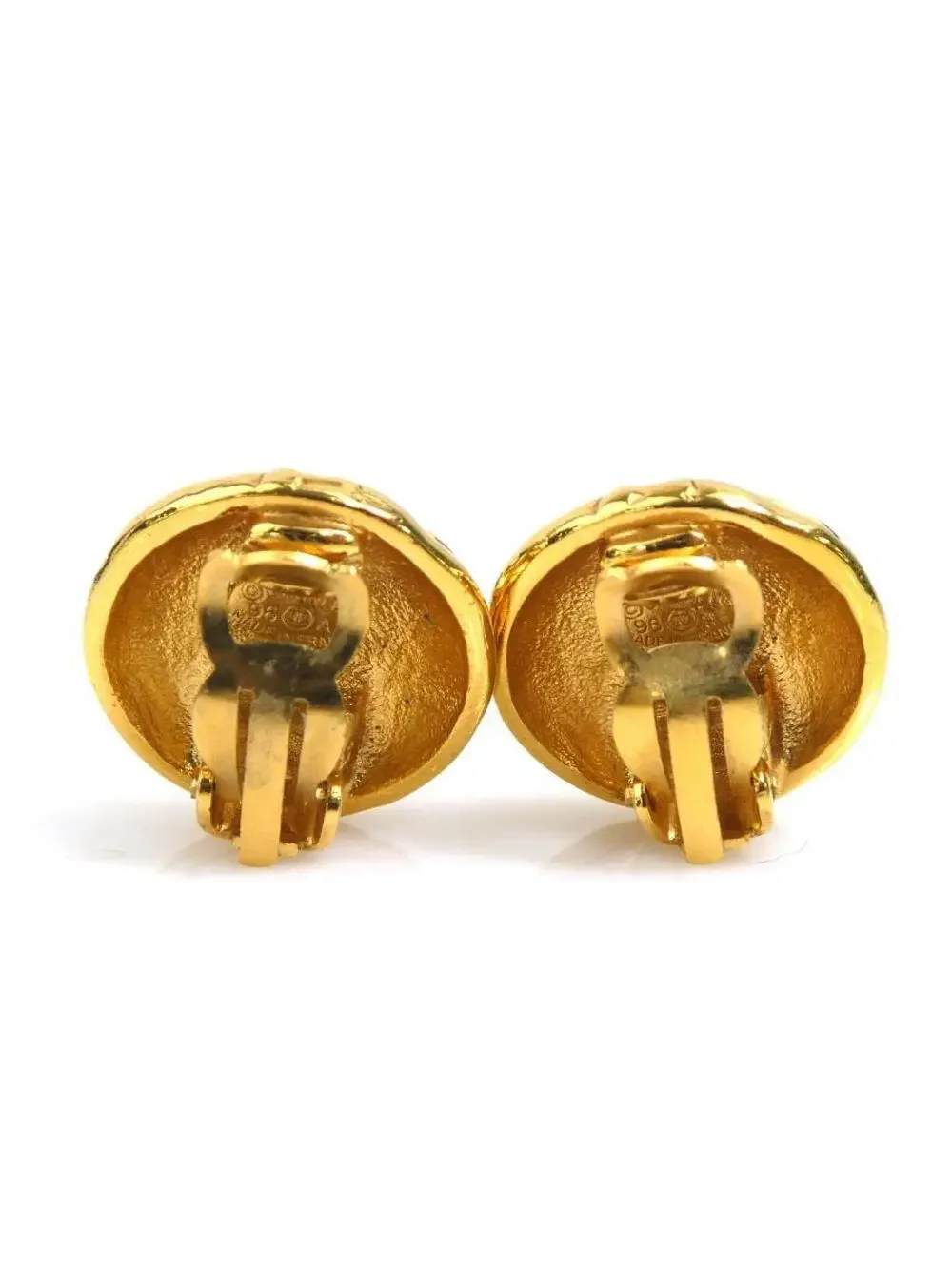 Auth Chanel Vintage Cc Logo Clip On #307822C29B